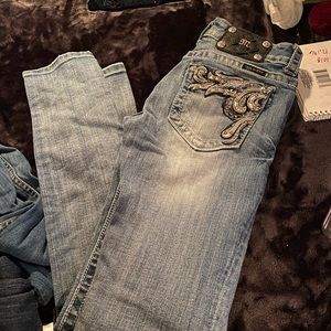 Miss me skinny jeans size 26 light wash